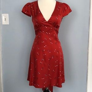 Marc Jacob red floral dress